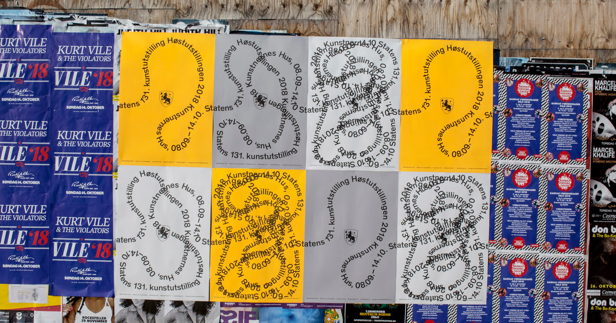 Graffil Plakatserie ‘Høstutstillingen 2018, Statens 131. Kunstutstilling’ – Grafill