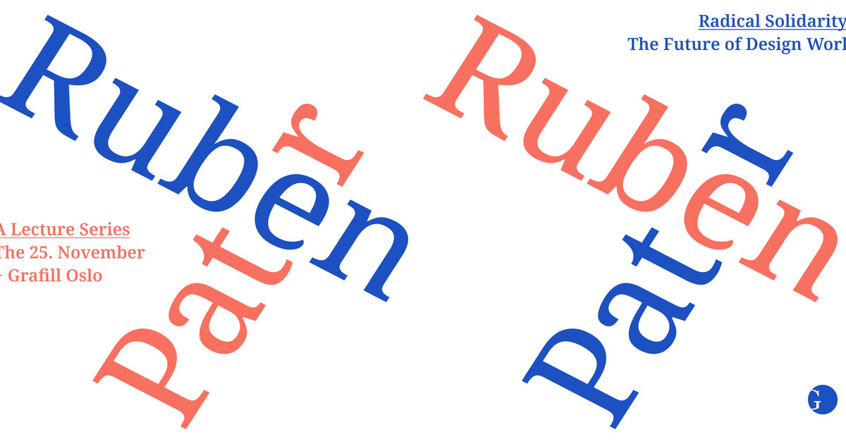 Graffil Grafill Grafisk Design: Two amazing lectures from Ruben Pater – Grafill