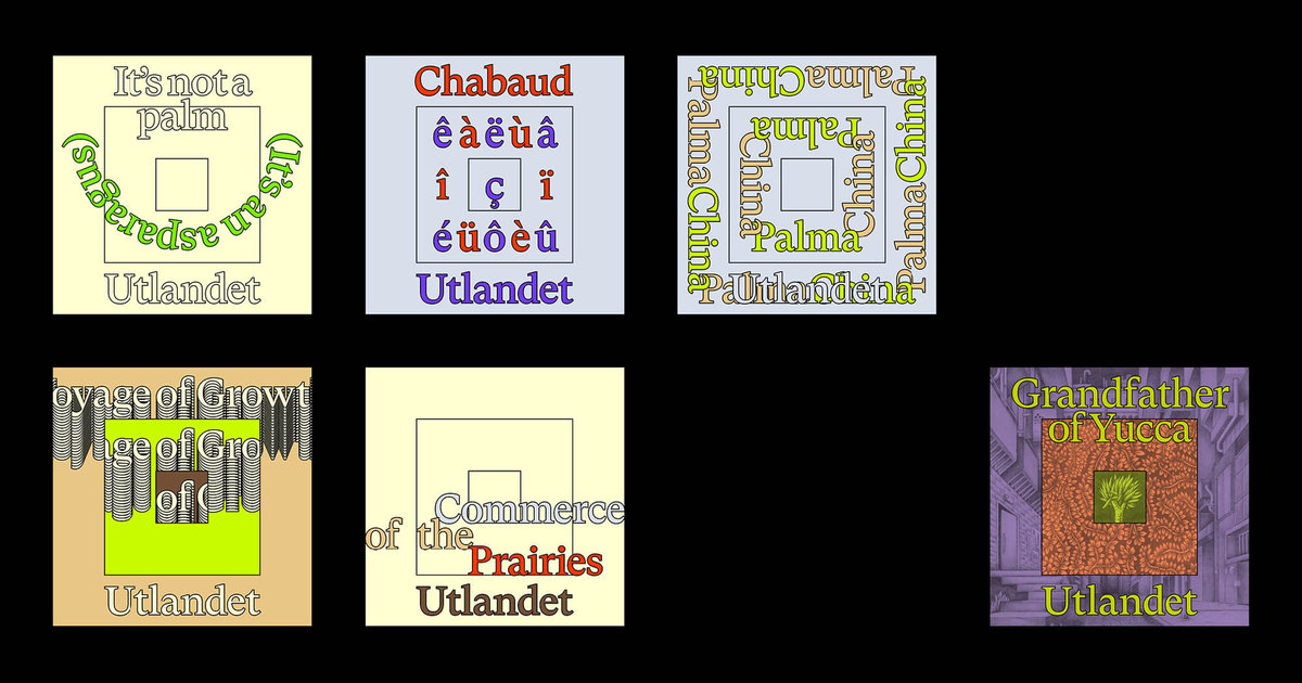 Graffil Digitale plateomslag for Utlandet ‘Grandfather of Yucca’ – Grafill