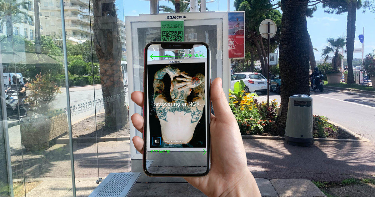 Graffil Virtuell installasjon ved Cannes-festivalen – Grafill